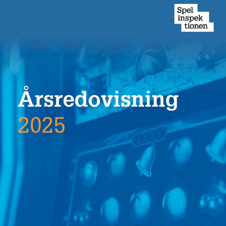 Spelinspektionen har publicerat sin  årsredovisning för 2025